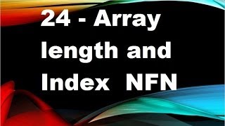 java tutorials urdu NFN 24 array index and length