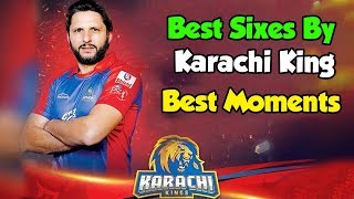 Best Sixes By Karachi King | Best Moments | HBL PSL