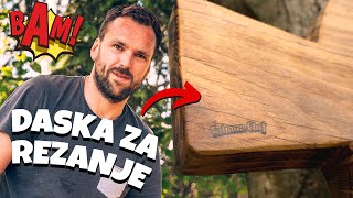 How to make a cutting board. Handmade from oak wood.