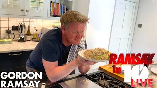 Gordon Ramsay Cooks Carbonara in Under 10 Minutes | Ramsay in 10