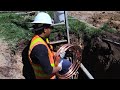 How does Denver Water replace lead service lines