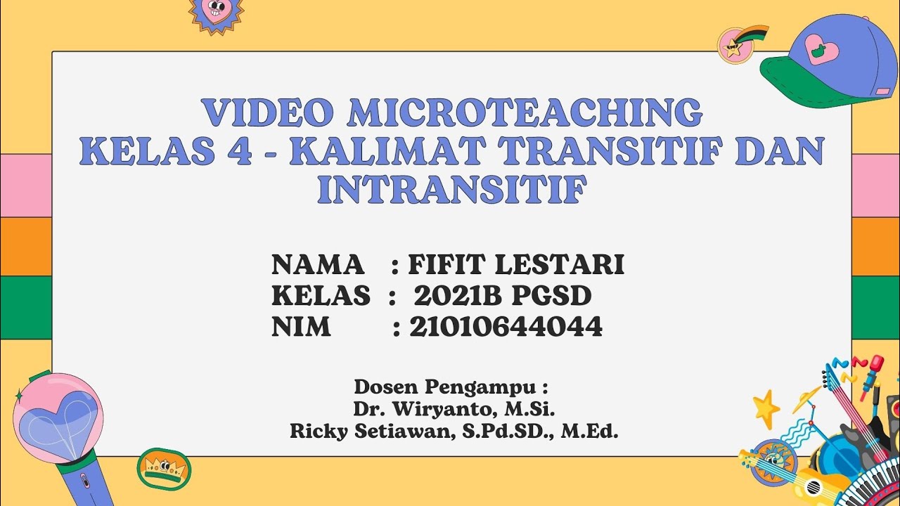 Microteaching Modul Ajar_Kelas 4_Kalimat Transitif Dan Intransitif ...