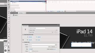 How To Create a Flash Banner (Flashing Text & Hyperlink)