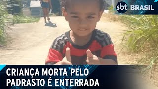 Menino de 3 anos morto por padrasto é enterrado no Rio | SBT Brasil (22/02/25)