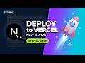 How To Deploy a NextJS App To Vercel (EASY AND QUICK!!!)