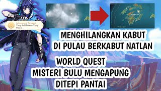 WORLD QUEST MISTERI BULU MENGAPUNG DITEPI PANTAI | GENSHIN IMPACT INDONESIA