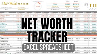 Net Worth Tracker Spreadsheet (Excel)