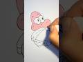 How to draw Patrick from SpongeBob easy ⭐ | Step-by-Step Drawing