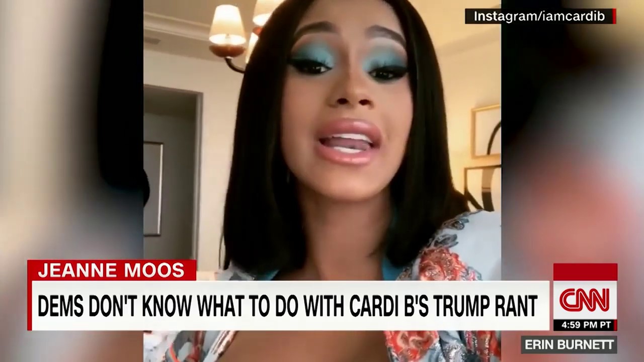 Cardi B's Expletive Filled Rant Perplexes Democrats - YouTube