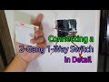 How to Repair a 2 Gang 1 Way Light Switch. (Broken / stuck / sparking) (Save: $100)