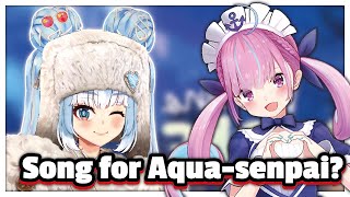 Kobo finally spill a part of the song she made for Aqua!!!