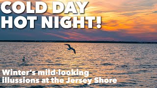 Winter Night Looks Like Summer | Jersey Shore | NJ | Sunset | 4K