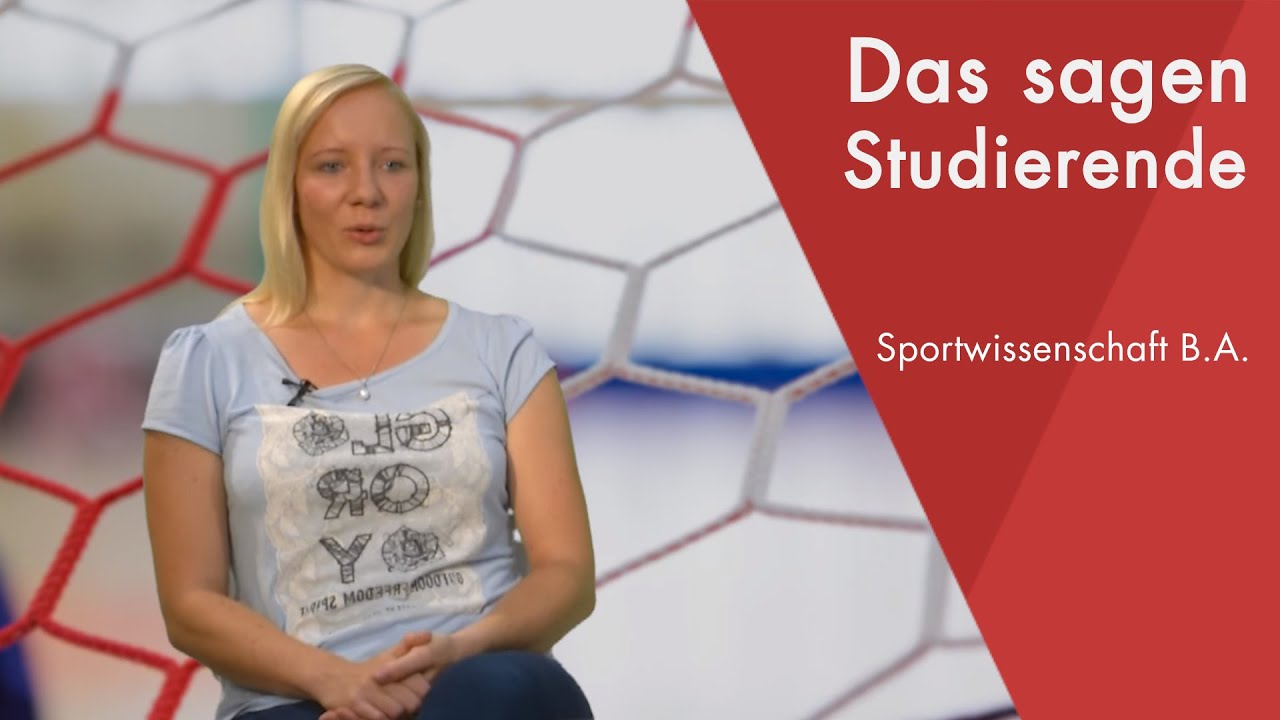 "Das Sagt Die Studentin" | Sportwissenschaft B.A. Studieren - YouTube