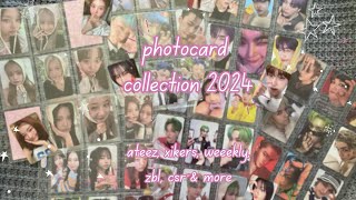 full photocard collection 2024 ~ ateez, weeekly, xikers, zb1, qwer \u0026 many more