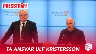 LIVE: Ulf Kristersson måste ta ansvar för Sveriges säkerhet och ta kontroll över regeringsunderlaget