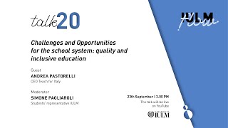 IULM FLOW 20 - Challenges and Opportunities for the school system: quality and inclusive education