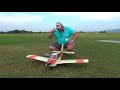 piper cherokee 180c 1.4m with evolution 7.5cc glow engine flight review