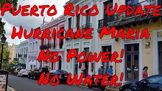 Hurricane Irma Maria Create Crisis in Puerto Rico!  No Elecrtricity Water Cell Phone or Internet