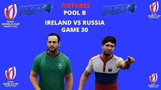 Rugby challenge 4 World Cup 2023 Ireland vs Russia