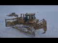 cat d7r s dozing in antarctica