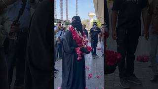 Sana Ansari ka Swagat in Hajj Yatra | Alhamdulillah | #hajj #islamic #reels