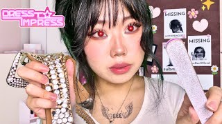 Dress To Impress Lana does your Nails + Styles you💅🏻 ASMR