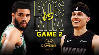 Boston Celtics vs Miami Heat  Game 2  Highlights | 2024 ECR1 | FreeDawkins