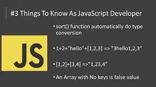 Things To Know As JavaScript Developer | Part 3