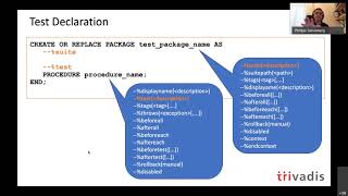 RoOUG TechSession#43: Testing with utPLSQL–Made Easy with SQL Developer