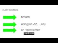 SQL Join Conditions | Using, On, natural | SQL Joins Part 1 | How to use On | Natural Join