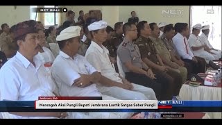 NET. BALI - MENCEGAH AKSI PUNGLI BUPATI JEMBRANA LANTIK SATGAS SABER PUNGLI