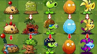 PvZ 2 Discovery - Every New & Old Plants Evolution NOOB - PRO - HACKER Plant