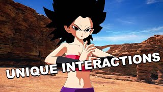 Dragon Ball Sparking Zero - Caulifla Unique Interactions (Special Quotes)