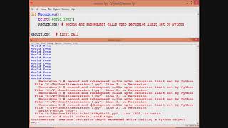 RECURSION USING PYTHON PART 1( For CBSE XII Class Computer Science)