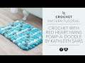 How to Knit Beginner Pomp a Doodle Bath Rug