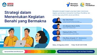 Strategi dalam Menentukan Kegiatan Benahi yang Bermakna berdasarkan Hasil Rapor Pendidikan