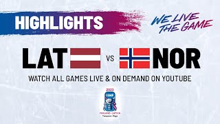 Highlights | Latvia vs. Norway | 2023 #IIHFWorlds