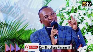 REV. DR. ELIONA KIMARO: MTU YOYOTE ALIYE NA MAONO NI KIJANA