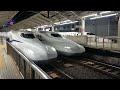 2023年5月6日東海道新幹線東京 駅 19番線 17番線側から のぞみ号東京着 7192a 到着→停車 n700系a·x52編成運行 回送列車 回送7192a→ 7192aのぞみ192号