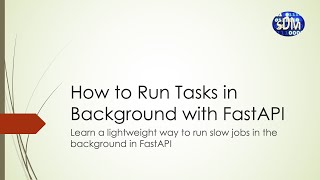 How to Run Tasks in Background with FastAPI (Python | FastAPI)