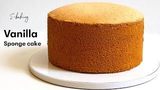 Vanilla Sponge Cake | How to Make Sponge cake | Easy Basic Cake