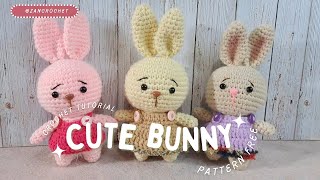 Amigurumi Cute Bunny tutorial Step by Step I Tutorial Boneka Rajut Bunny