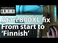 Atari 800XL fix from start to 'Finnish' (well, almost)