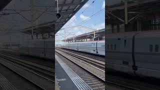 新幹線ショート動画#58   E5系＆E6系小山駅を高速通過