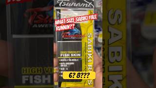 Sabiki rig sizing bigg or small?? Size 6 and 8 fishing bait rigs sw bass tv