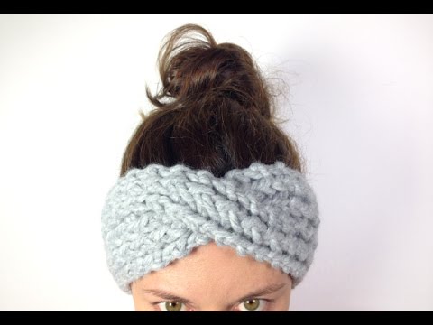 How to Loom Knit a Turban Headband / Ear Warmer (DIY Tutorial) How to Loom Knit a Turban Headband / Ear Warmer (DIY Tutorial)