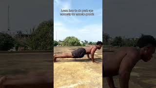HOW TO DO PUSH UPS IN THE RIGHT FORM FOR MUSCLE GROWTH