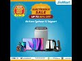 jiomart tyohaar ready sale electronics 30th september 2nd october sbi bank