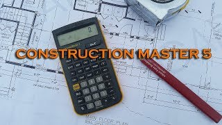 Construction Master 5 calculator