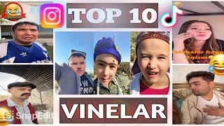 TOP 10 VINELAR TOʻPLAMI 😅 | ENG SOʻNGI VINELAR 💥 ( 2025 VINELAR TOʻPLAMI ) (KULGULI VIDEOLAR) #vine